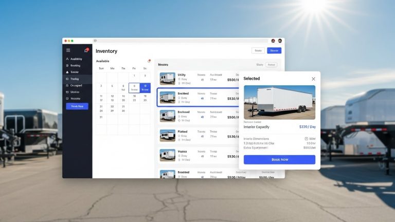anhaengervermietung buchungssoftware
