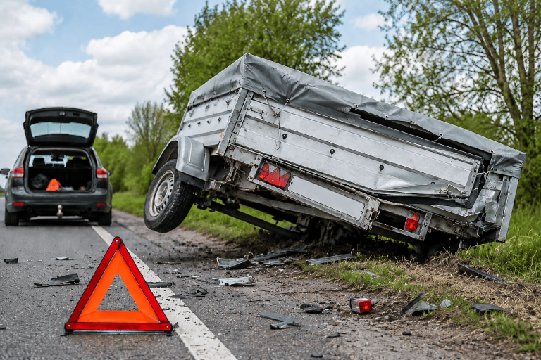 anhaenger unfall