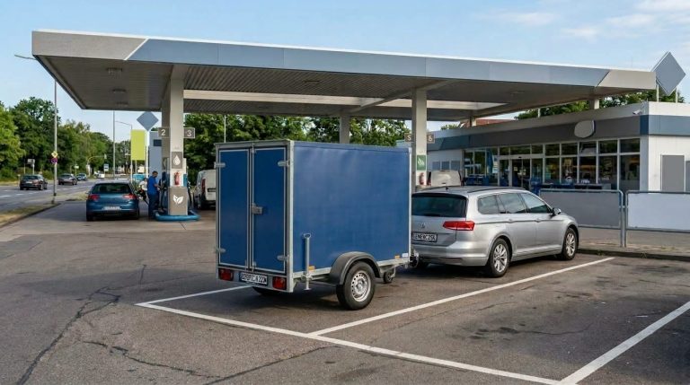 anhaenger tankstelle mieten